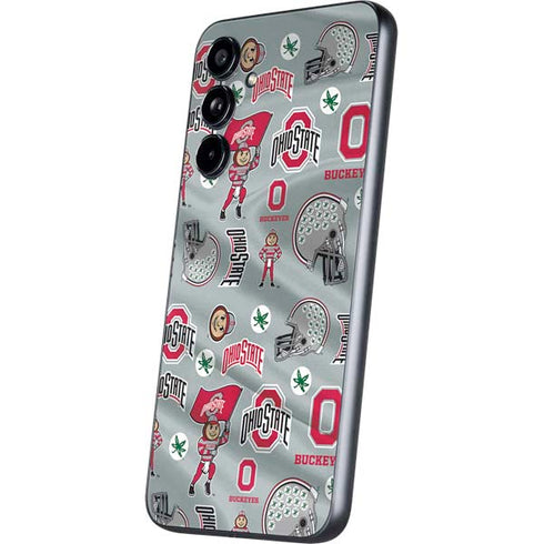 Ohio State University Pattern Galaxy A54 5G Skin